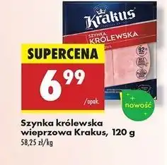 Biedronka Szynka królewska Krakus Animex oferta