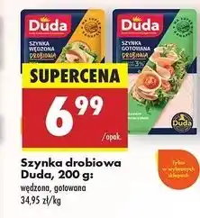 Biedronka Szynka drobiowa gotowana Silesia Duda oferta