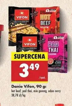 Biedronka Danie udon curry Vifon oferta