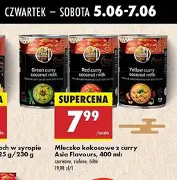 Biedronka Mleczko kokosowe z curry czerwone Asia Flavours oferta
