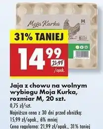 Biedronka Jaja kl .m Moja Kurka oferta