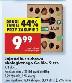 Biedronka Jaja z chowu ekologicznego Gobio oferta