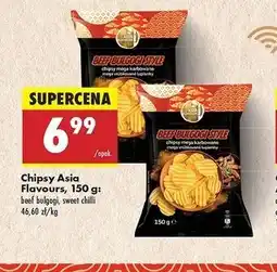 Biedronka Chipsy sweet chilli faliste Asia Flavours oferta