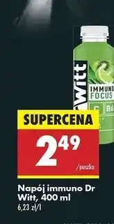 Biedronka Napój focus immuno Dr Witt oferta