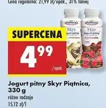 Biedronka Jogurt pitny malina & kawa Piątnica Skyr oferta