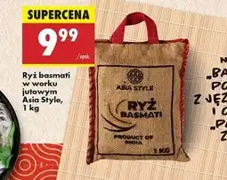 Biedronka Ryż basmati w worku jutowym Asia Style oferta