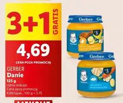 Lidl Obiadek krem z jasnych warzyw z kurczakiem Gerber oferta