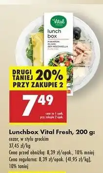 Biedronka Lunch box w stylu greckim Vital Fresh oferta