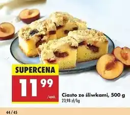 Biedronka Ciasto ze śliwką oferta
