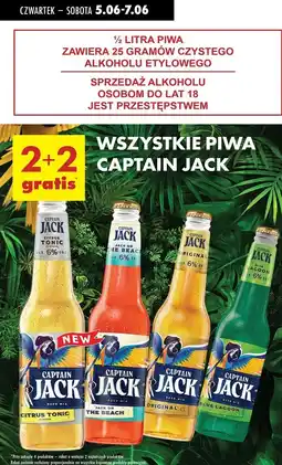 Biedronka Piwo Captain Jack Blue Lagoon oferta