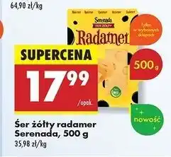 Biedronka Ser radamer plastry Serenada oferta