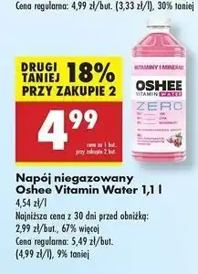 Biedronka Napój witaminy i minerały Oshee Vitamin Water Zero oferta