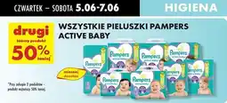 Biedronka Pieluszki dla dzieci 4 Pampers Active Baby oferta