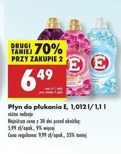 Biedronka Płyn do zmiękczania tkanin harmonia kwiatów E Nectar Inspirations oferta