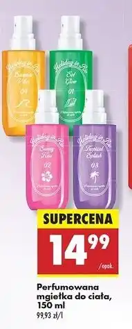 Biedronka Mgiełka do ciała tropical splash oferta