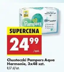 Biedronka Chusteczki nawilżane Pampers Harmonie oferta