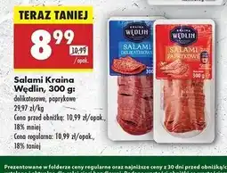 Biedronka Salami paprykowe Kraina Wędlin oferta
