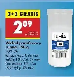 Biedronka Wkład parafinowy 48h 150 g Lumia oferta