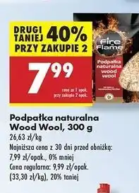 Biedronka Podpałka do grilla wełna drzewna Fire & Flame oferta