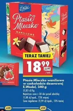 Biedronka Czekoladki waniliowe E. Wedel Ptasie Mleczko oferta