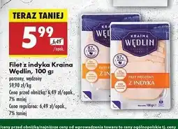 Biedronka Filet parzony z indyka Kraina Wędlin oferta
