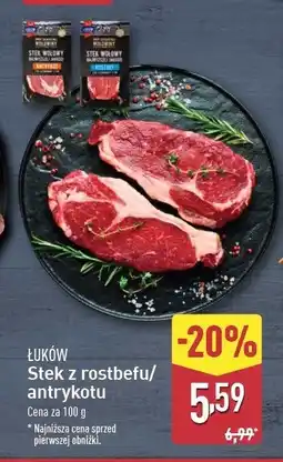 ALDI Stek wołowy z antrykotu Łuków oferta