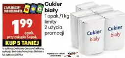 Delikatesy Centrum Cukier biały 1kg Delikatesy Centrum oferta