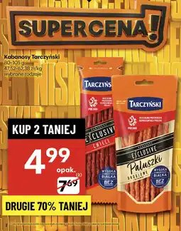 Delikatesy Centrum Kabanosy Tarczyński 80-105g oferta