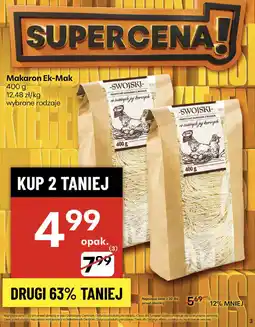 Delikatesy Centrum Makaron Ek-Mak 400g oferta