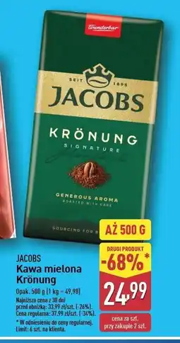 ALDI Kawa Jacobs kronung oferta