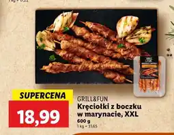 Lidl Kręciołki z boczku w marynacie z papryką wędzoną Grill and fun oferta