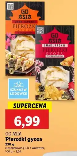 Lidl Pierożki gyoza z wołowiną Go asia oferta