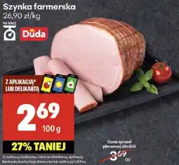 Delikatesy Centrum Szynka farmerska Duda oferta