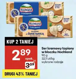 Delikatesy Centrum Ser kremowy topiony w bloczku Hochland 90g oferta
