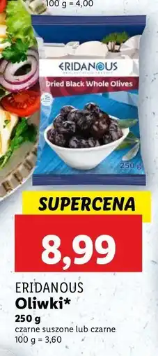 Lidl Oliwki suszone czarne Eridanous oferta