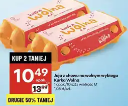 Delikatesy Centrum Jaja z chowu na wolnym wybiegu Kurka Wolna 10 szt oferta