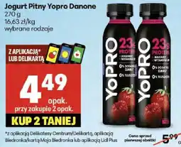 Delikatesy Centrum Jogurt pitny Yopro Danone 270g oferta