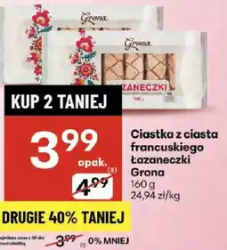 Delikatesy Centrum Ciastka z ciasta francuskiego i czekolady Grona 160g oferta