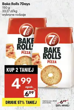 Delikatesy Centrum Bake Rolls 7Days pizza 150g oferta