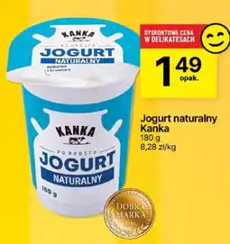 Delikatesy Centrum Jogurt naturalny Kanka 180g oferta
