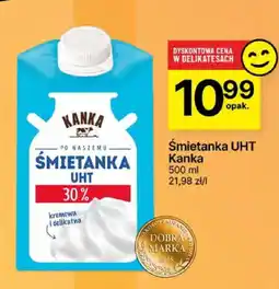 Delikatesy Centrum Śmietanka UHT 30% Kanka 500ml oferta