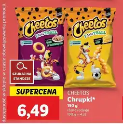 Lidl Chrupki football tost z ketchupem Cheetos oferta