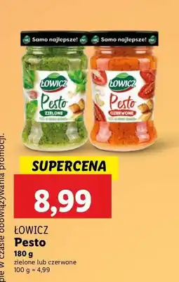 Lidl Pesto zielone Łowicz oferta