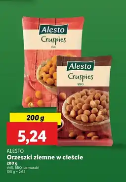 Lidl Orzeszki ziemne w cieście bbq Alesto oferta