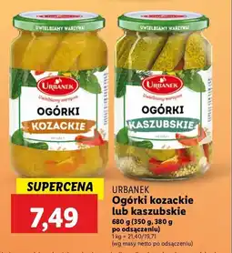 Lidl Ogorki kozackie Urbanek oferta
