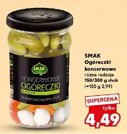 Kaufland Ogóreczki konserwowe Smak oferta