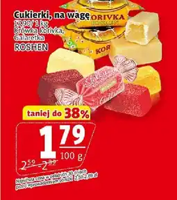 Prim Market Cukierki na wagę 100g ROSHEN oferta
