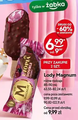 Żabka Lody Magnum różne rodzaje oferta