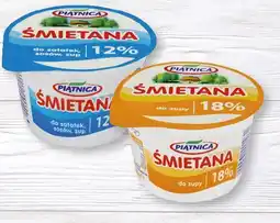 Market Point Śmietana 12%, 18% 200g OSM Piątnica oferta