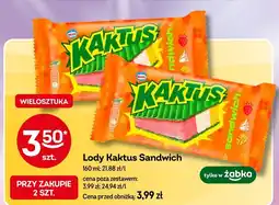 Żabka Lody Kaktus Sandwich 160ml oferta